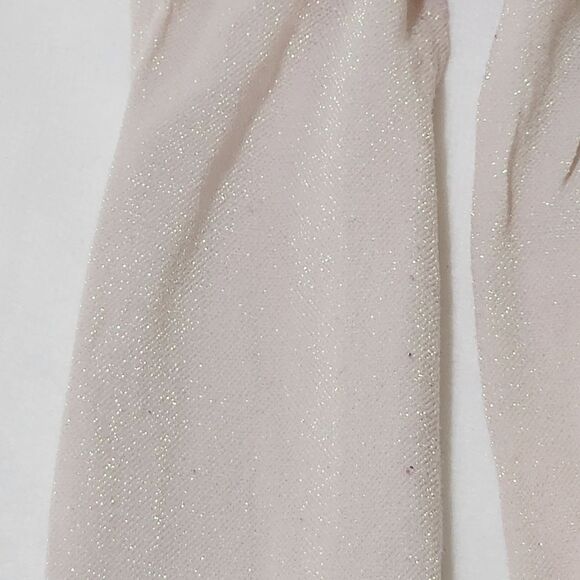 Girls Children's Place Light Pink Metallic Glitter Tights Size 4-5 - Picture 4 of 11